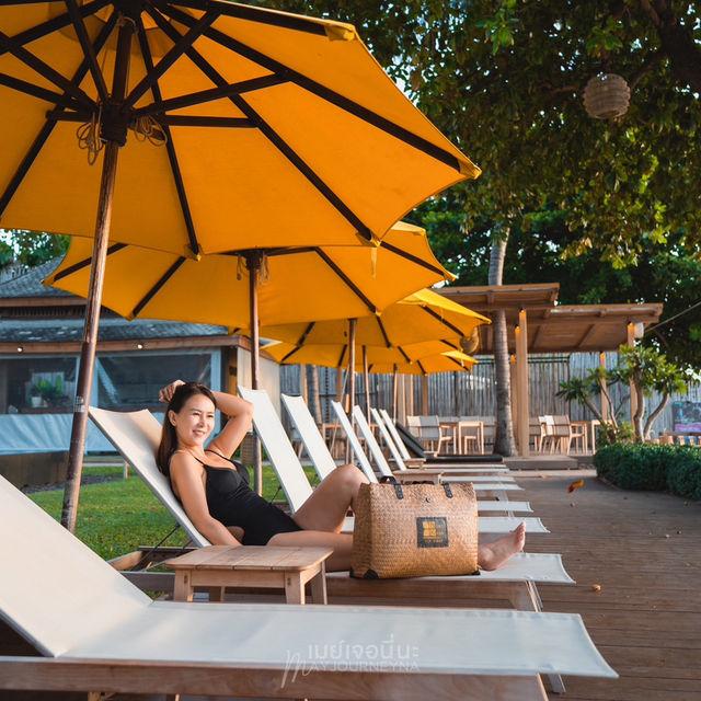 ที่พักสมุยหน้าหาดสวย มีอ่างแช่ตัวจึ้งง🏖️✨