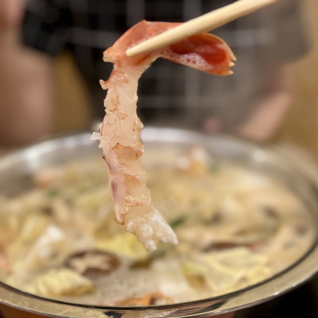 【大阪・難波】大人気の海老しゃぶしゃぶが旨い「海鮮物語 御堂筋店」