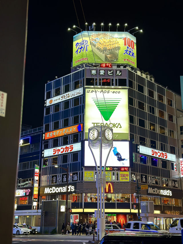 Susukino, Sapporo’s Vibrant District ✨