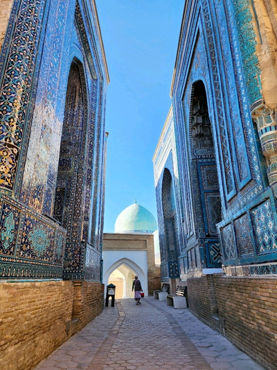 青の都」シャーヒズィンダ廟群【サマルカンド】 | Trip.com サマルカンド