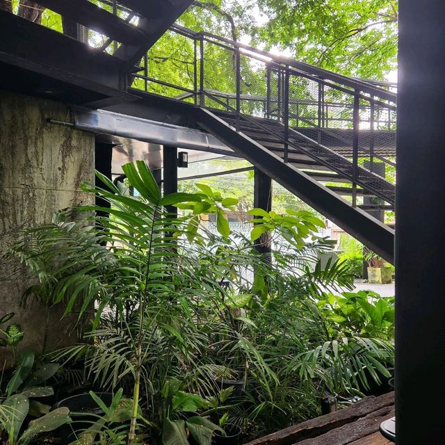 A Peaceful Garden Cafe in Bangkok