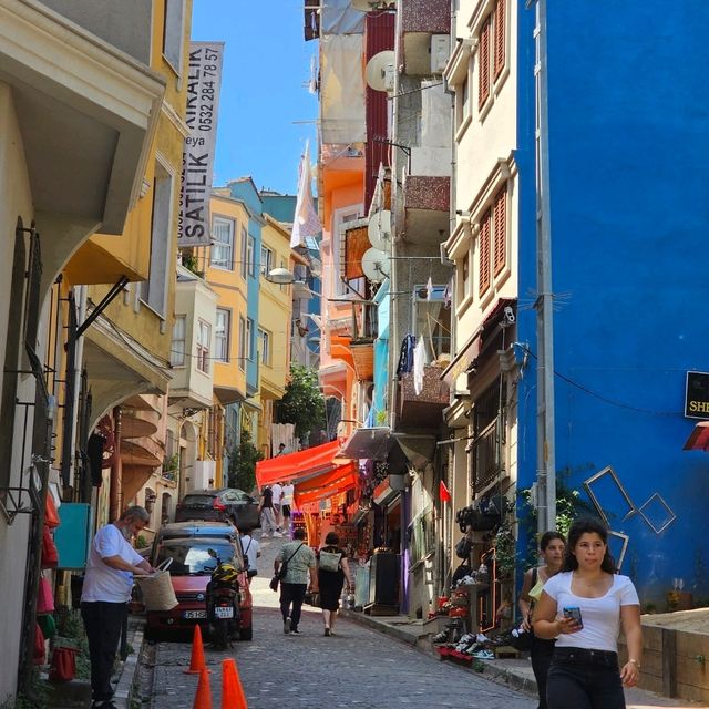 Strolling along Colored Houses of Balat