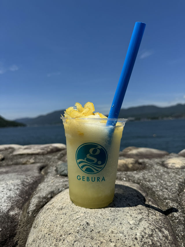 宮島で瀬戸内レモンドリンクを堪能！おしゃれドリンクバーGEBURA