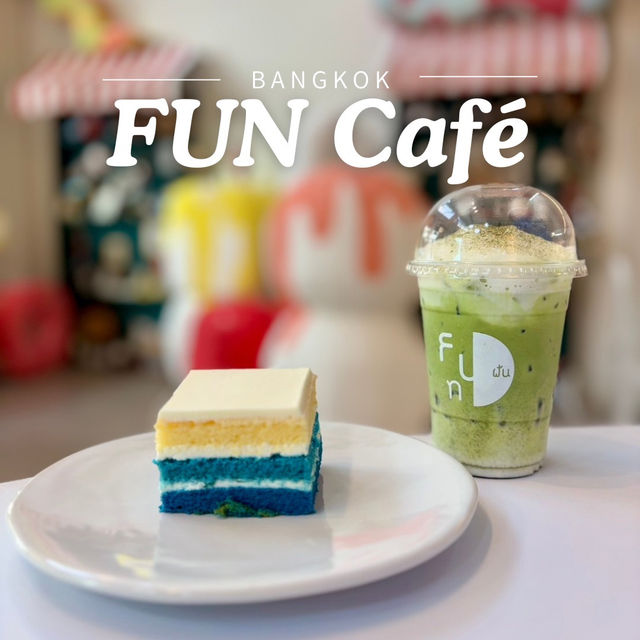เพ้นท์หน้าเค้ก FUN Café Bangkok 
