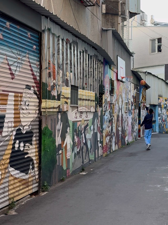 Painted Animation Lane: A Colorful Tribute to Animation in Taichung