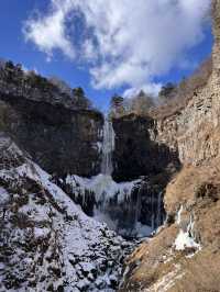 【栃木】今だけ!!氷瀑の華厳の滝