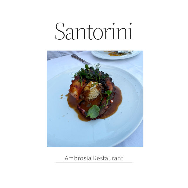予約必須🇬🇷サントリーニの特別なレストラン🍽️🥀