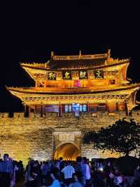 The night view of Dali Ancient City