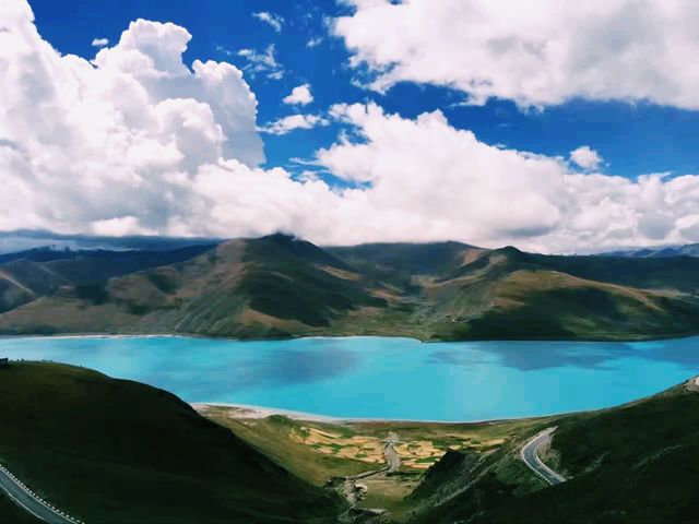 中國西藏山南貢嘎著名旅遊景點羊卓雍措旅行攻略，適合打卡拍照📸