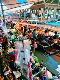 泰國曼谷附近著名景點丹嫩沙多水上市場旅行攻略，適合打卡拍照📸