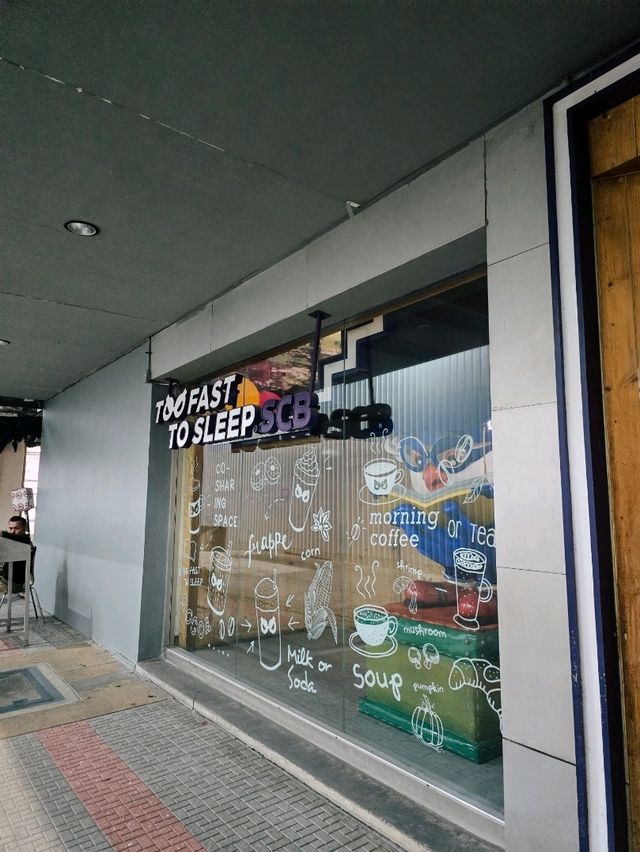 Too Fast To Sleep. SCB Co-Working space 