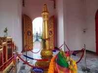 พามาสักการะศาลหลักเมือง จังหวัดสิงห์บุรี