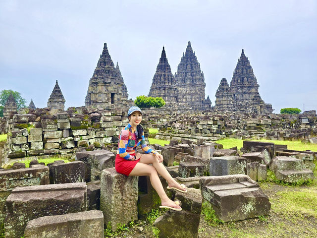 A day in Prambanan Temple with a toddler