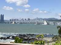 🌉바다 끝 등대 위에서 만난 광안대교, 부산이 내려다보이다