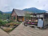 Beautiful summer day in Hemu, Xinjiang