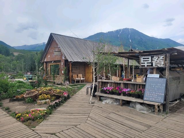 Beautiful summer day in Hemu, Xinjiang