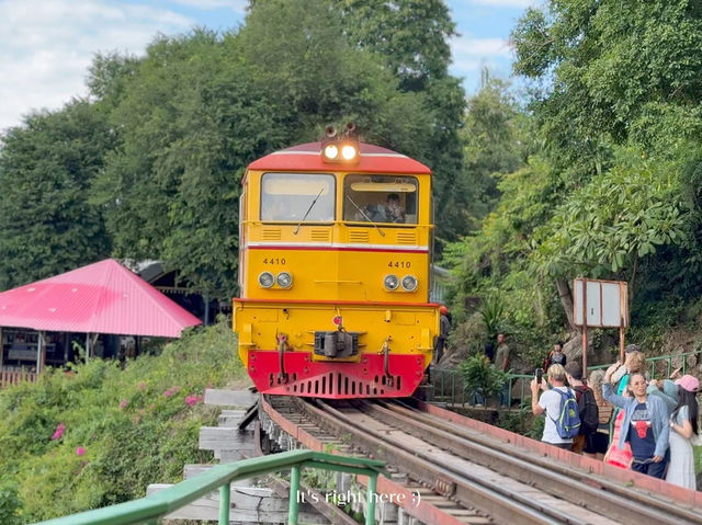 🛤️✨ ถ้ำกระแซ กาญจนบุรี – เส้นทางรถไฟสายมรณะ