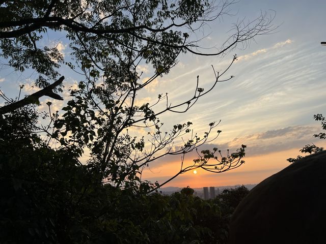 Sunset from Elephant Mountain 