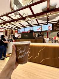 Sipping on Tim Hortons goodness 🧋☕️💨