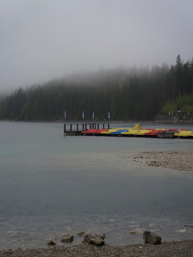 🇩🇪你可能沒有見過，暴雨中的艾布湖Eibsee