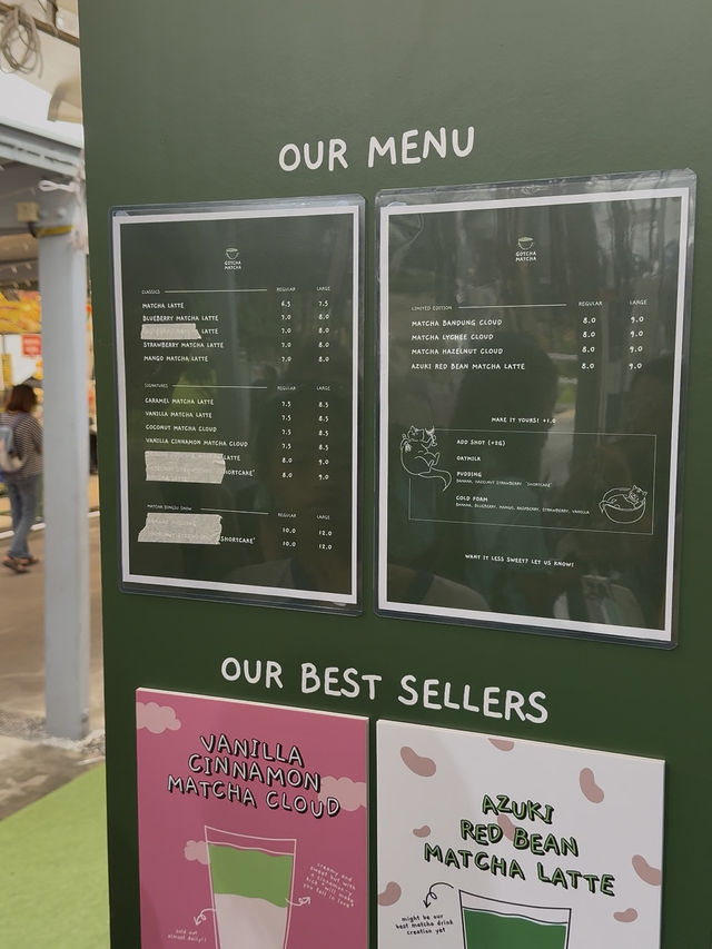 Gotcha Matcha: A Creamy Strawberry Surprise at the Pasar Malam