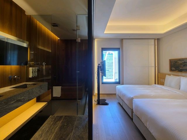 명동호캉스~!!! 소테츠호텔즈 더 스프라지르 서울 명동 Deluxe High Floor Family Twin