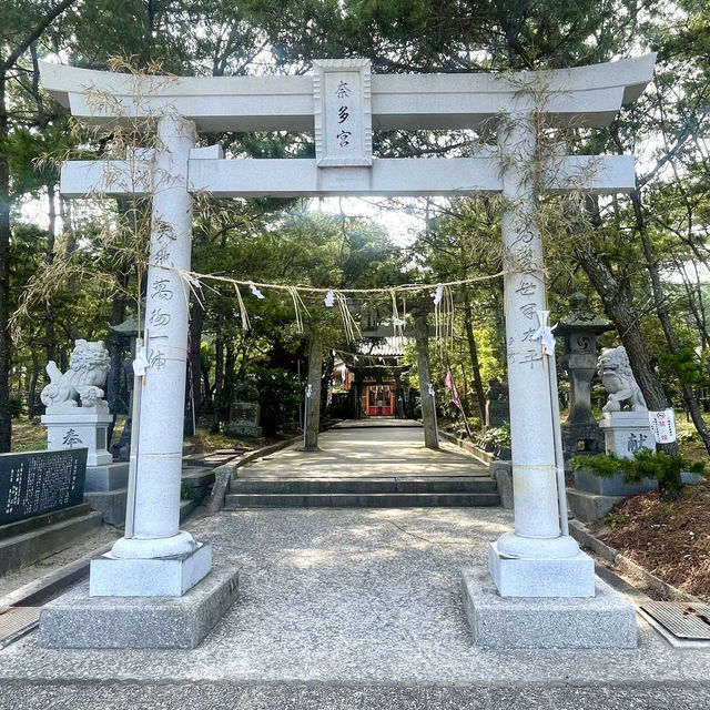 【おんせん県おおいた】潮風を感じて参拝【八幡奈多宮】こんなロケーション珍しいのでは？