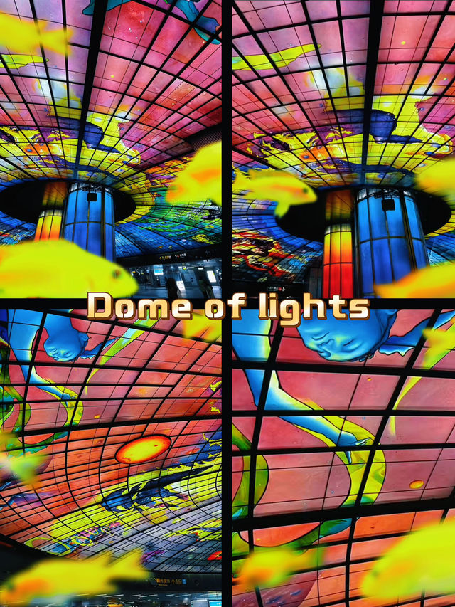 ✨ Dome of Light – Kaohsiung MRT, Taiwan Step into a 30 m‑wide kaleidoscope underground
