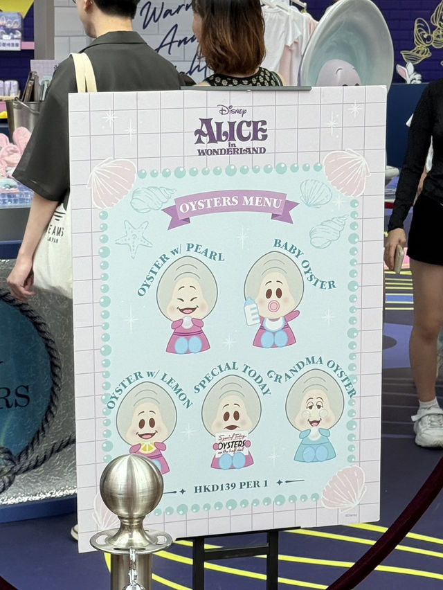 Hong Kong’s First Disney “Baby Oysters Mart” 🦪‼️