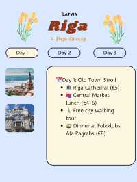 🇱🇻 Riga, Latvia – Art Nouveau & Baltic Bites 🏛️🌊