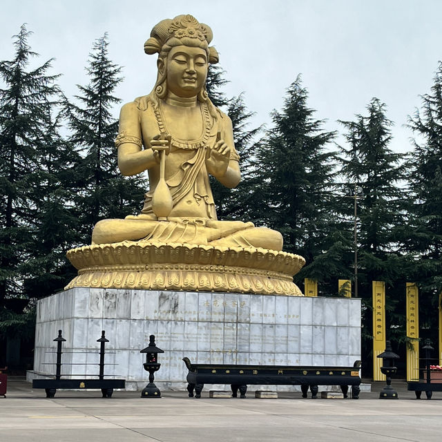 ✨ Famen Temple – The Golden Path of Faith ✨