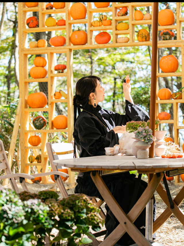 ハロウィンに染まった🎃ニコライバーグマン箱根ガーデン