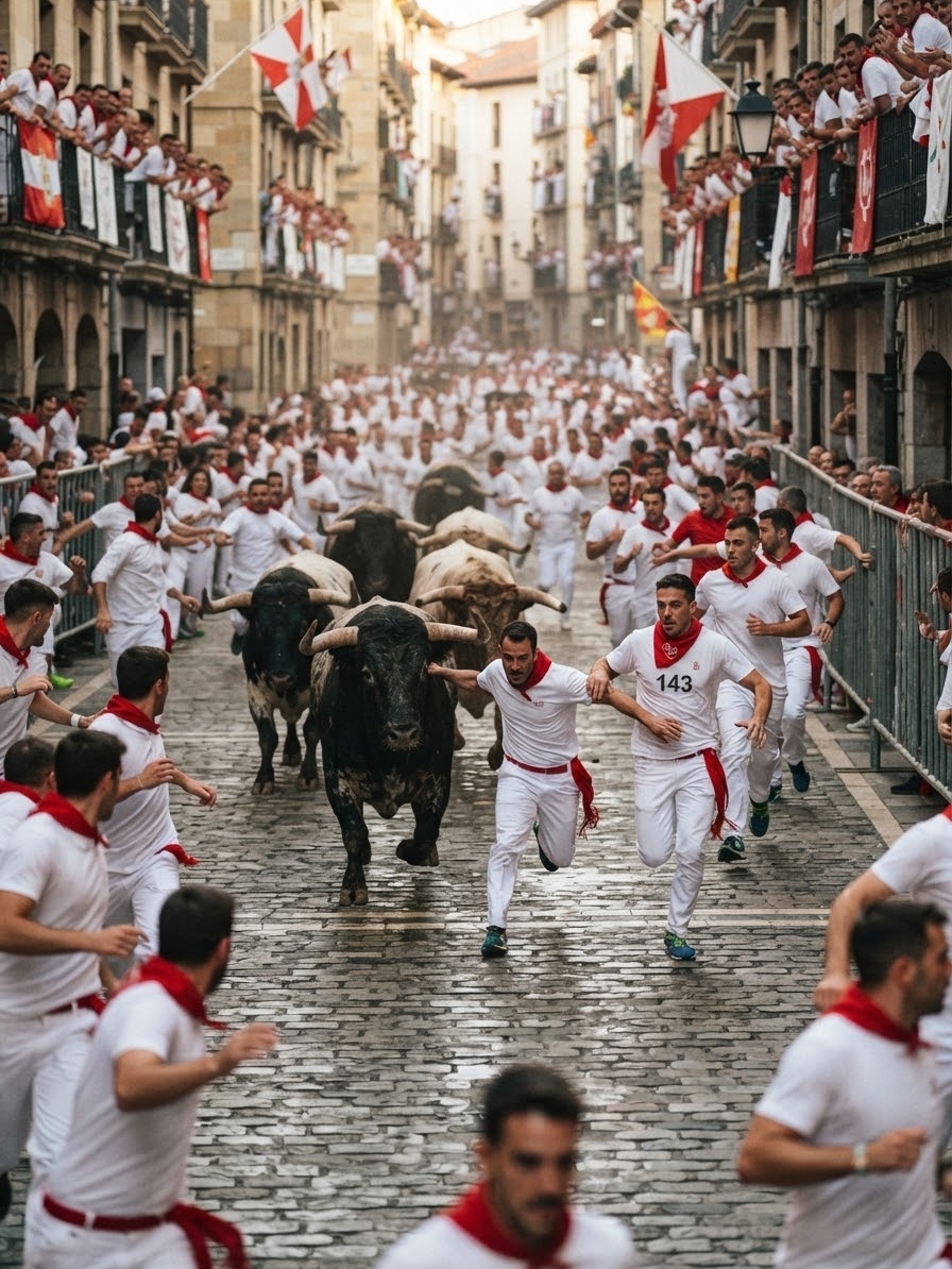 San Fermín Festival: The Heart-Pounding Thrill of the Running of the Bulls in Pamplona