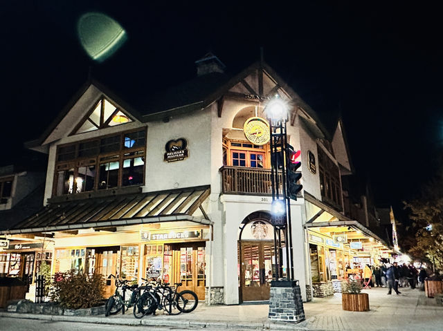 Banff Downtown at Night