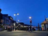 Whitby by Night:Maritime Symphony under Moon 