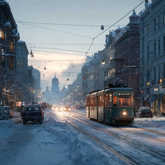 Rain or shine, Helsinki’s cityscape knows how to flex its style! 🌦️✨