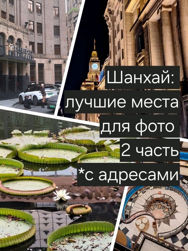 Красивые локации для фото в Шанхае (часть 2) Красивые локации для фото в Шанхае (часть 2)