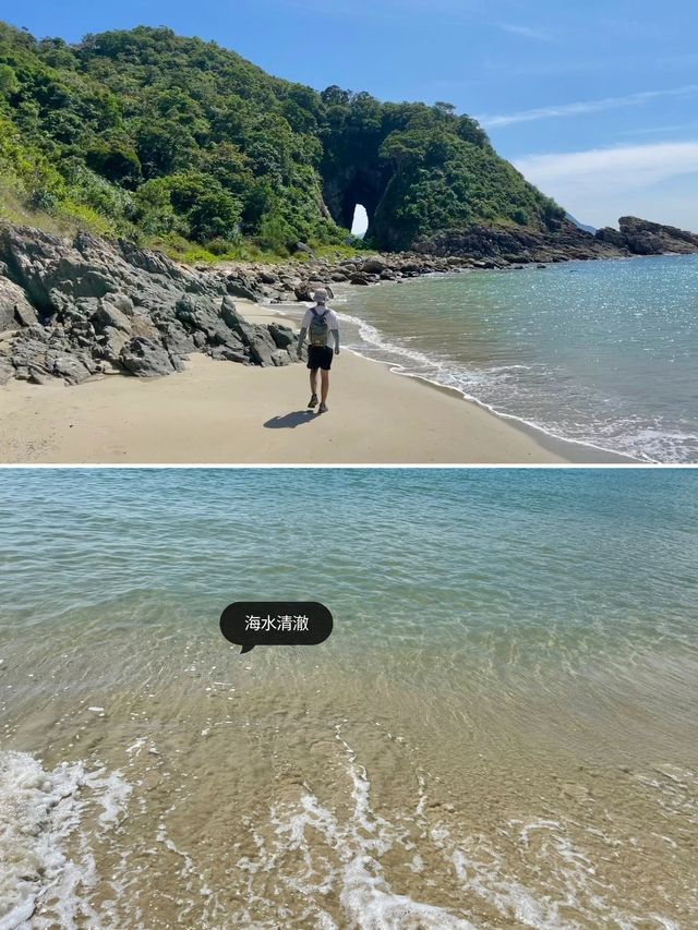 深圳版“聖象天門”海邊洞穴，東涌穿鼻岩攻略