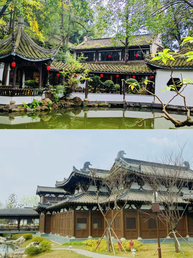 成都古風公園 叠古風清幽似江南～ 去蘇式園林邂逅一場夢江南