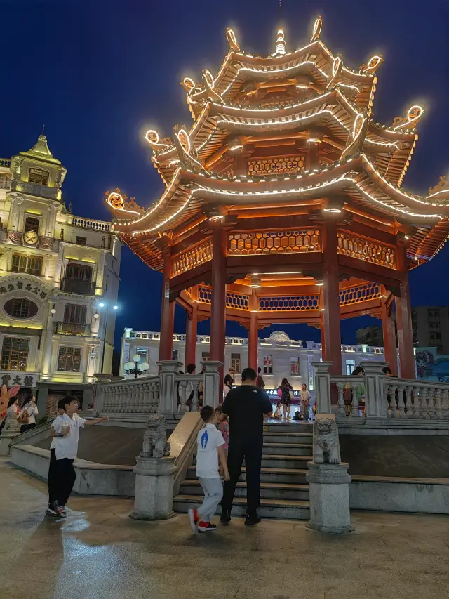 小公園、汕頭博物館、内海湾の夜のクルーズ