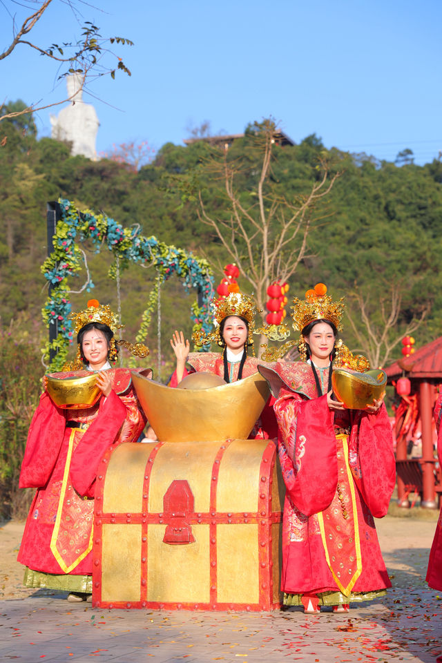 東莞攻略｜春節去哪兒，東莞觀音山財神駕到