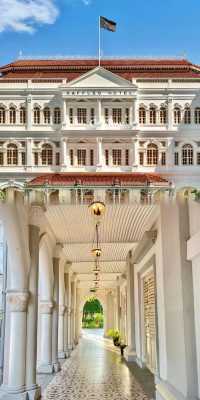 新加坡美得令人窒息的萊佛士酒店，實在是太好拍了