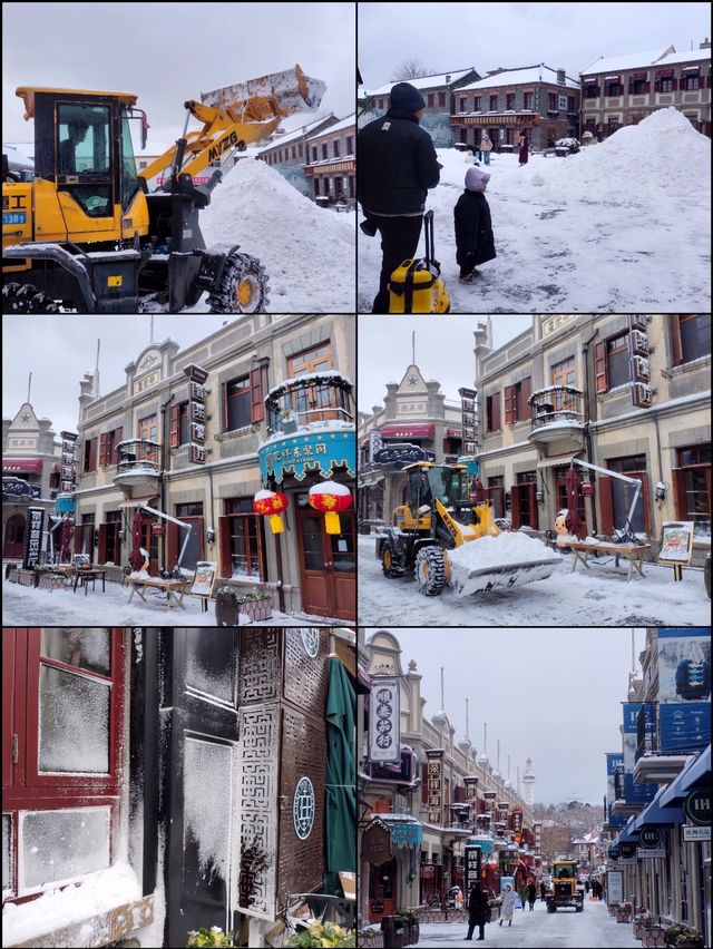 煙台天后行宮雪景