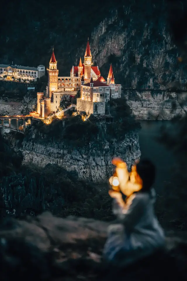 Guizhou Self-driving 🪄 The moment the castle lights up, it feels like there really is a magic academy