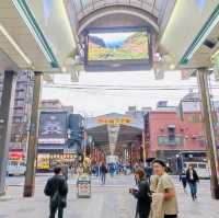 打卡日本狸小路商業步行街