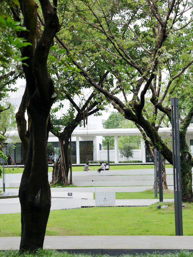 中山這座“盤活”後的白房子公園好chill啊