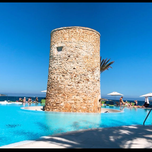 Sea view hotel Ibiza Spain 