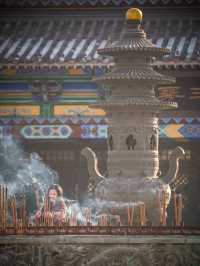 遼寧遼陽廣佑寺美麗景區。