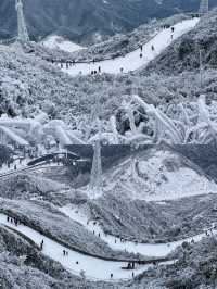 推薦廣東人一個最省錢的賞雪地：雲冰山景區。
