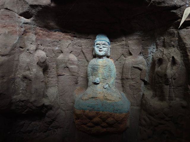 四川.樂至縣.睏佛寺摩崖造像